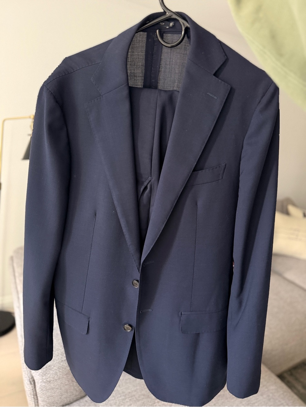 Suitsupply Classic Navy Single-Breasted Men's Suit Jacket